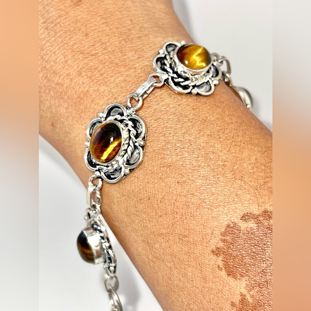 Tiger Eye Statement Bracelet